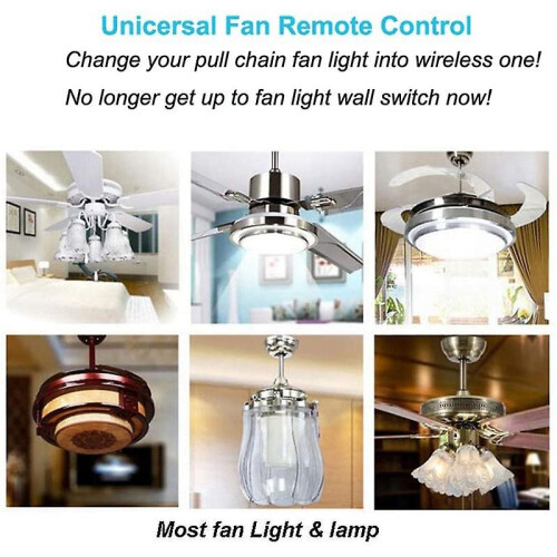 Ceiling Fan Remote Control Kit, Small Size Universal Ceiling Fans Light Remote, Speed, Light 1