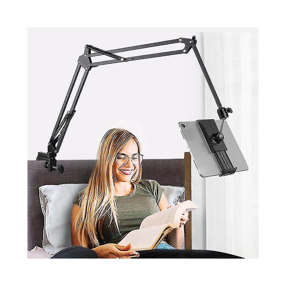 Tablet Holder For Bed, Adjustable And Foldable With 360 Degree Rotation For Iphone, Ipad, Cell Phone, Tablet Fengshuo
