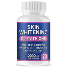 Skin Whitening Glutathione 2000mg Per Serve Brightening Lightening Pills 120 Cap