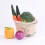 (M) 2 X Cotton Mesh Vegetable Bags Shopping Bag 6