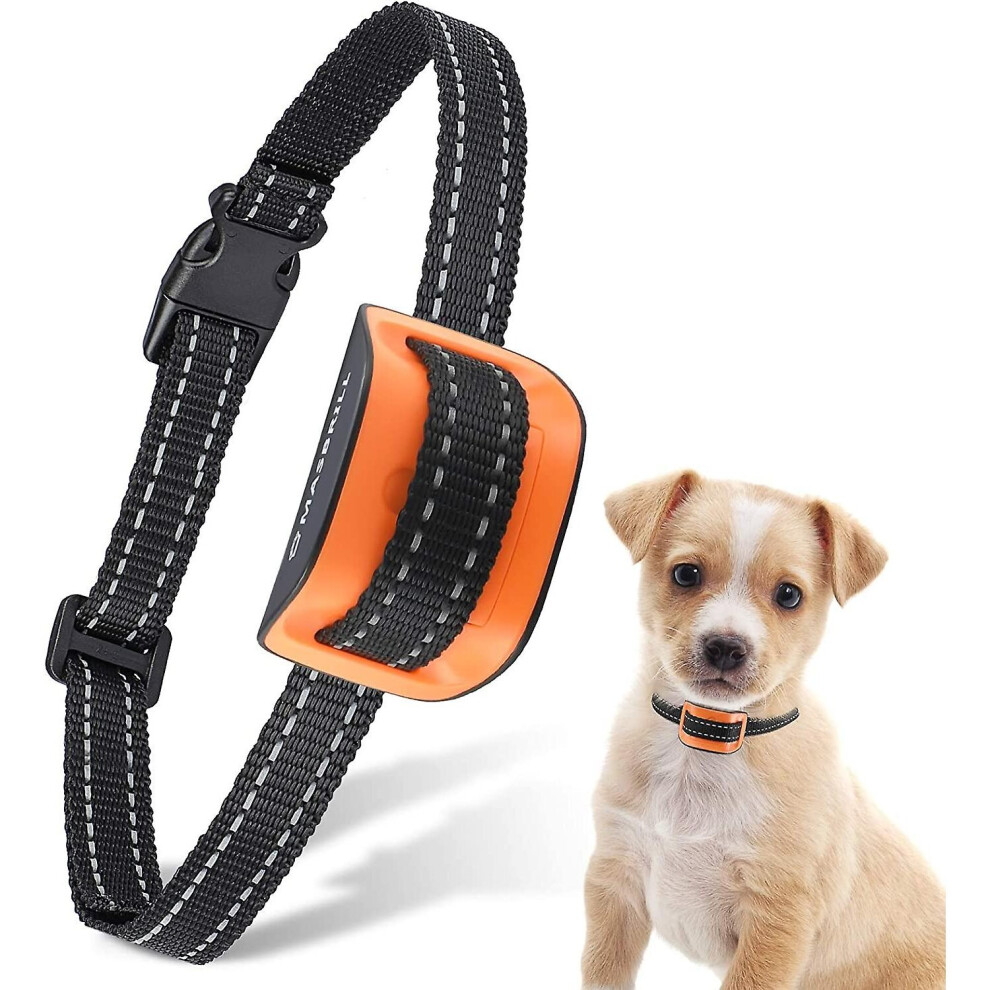 Masbrill Anti Bark Dog Collar, Training Collar For Small And Large Dogs, Smart Anti Bark Collar With Vibration And Beep 7 Sensitivity Levels - Green
