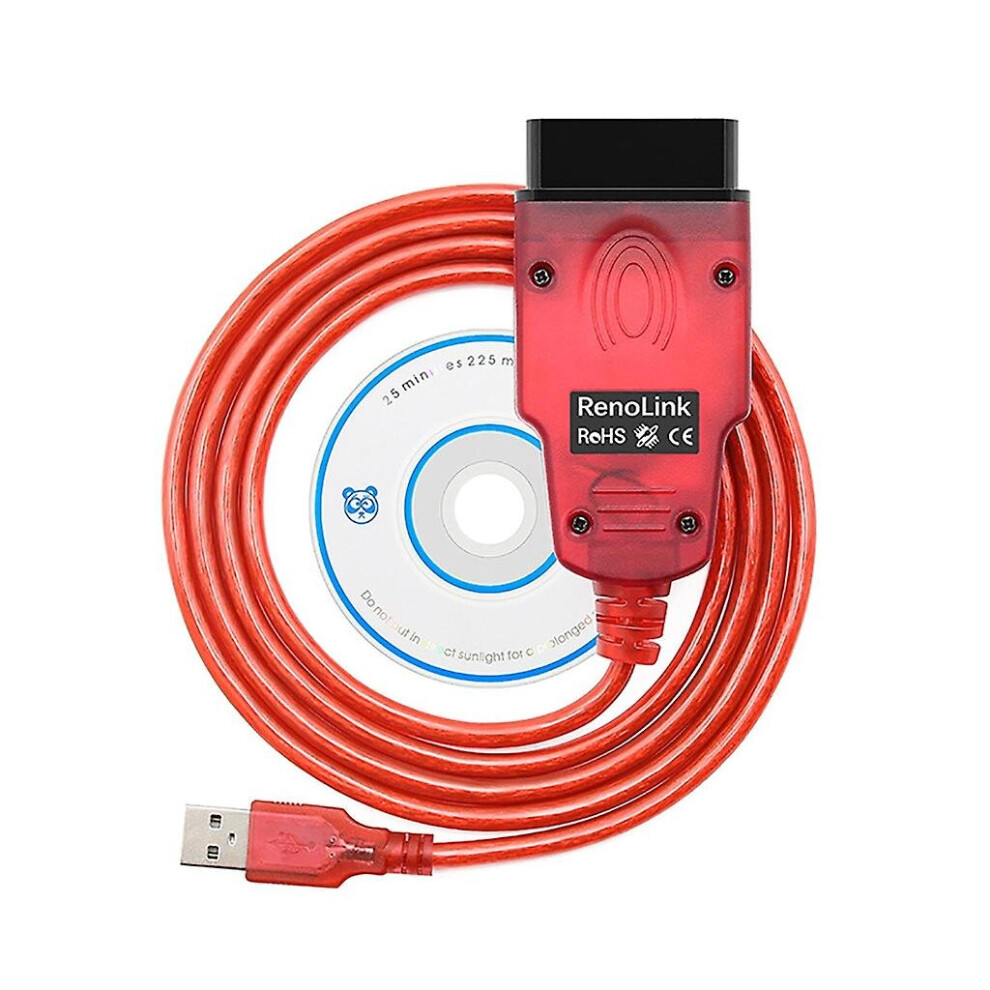 Renolink V1.99 Renolink For Renault Obd Diagnostic Cable Ecm Keys Programming 9130527210710