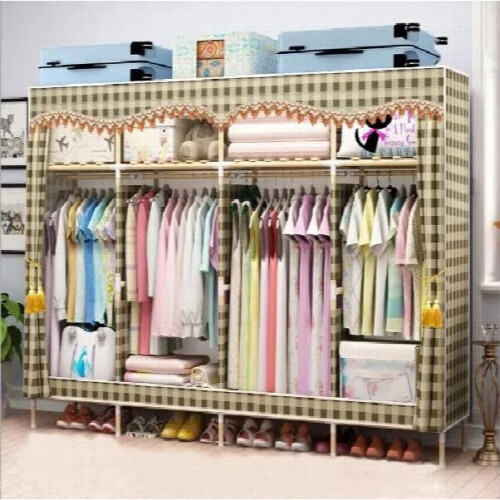 solid wood wardrobe easy assembled wardrobe length 2