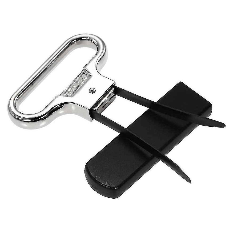Decdeal Two Prongs Wine Bottle Opener Old Corkscrew Remover Warming Gift
