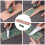 400#/1000# 3000#/8000# Premium Whetstone Cut Sharpening Stone Set Sharpener Non Slip Base Cutter Sharpener 5