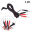 Electrotherapy Electrode Lead Wires Cable Tens Massager 2.35mm Connection 3