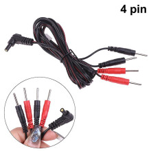 Electrotherapy Electrode Lead Wires Cable Tens Massager 2.35mm Connection