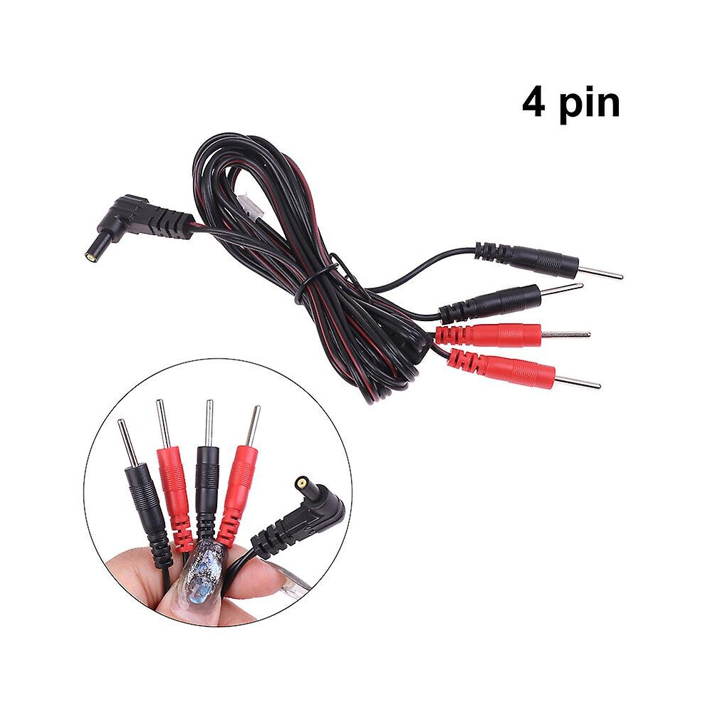 Electrotherapy Electrode Lead Wires Cable Tens Massager 2.35mm Connection-image-OPC-PCHSMDF-NEW