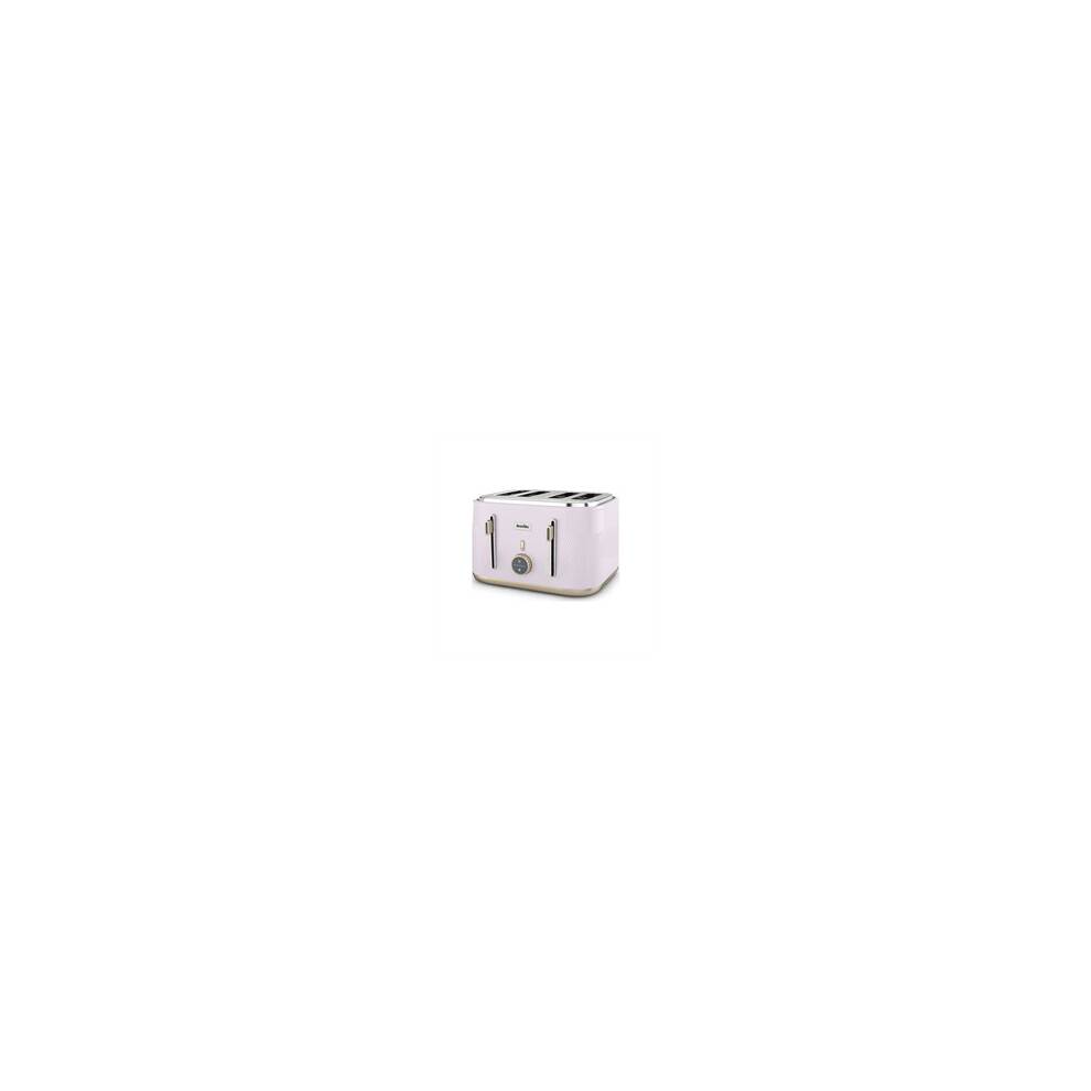 Breville Obliq 4 Slice Toaster - Lilac And Pale Gold