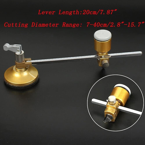 Heavy-duty Circular Glass Cutter With Suction Cup 40# 2