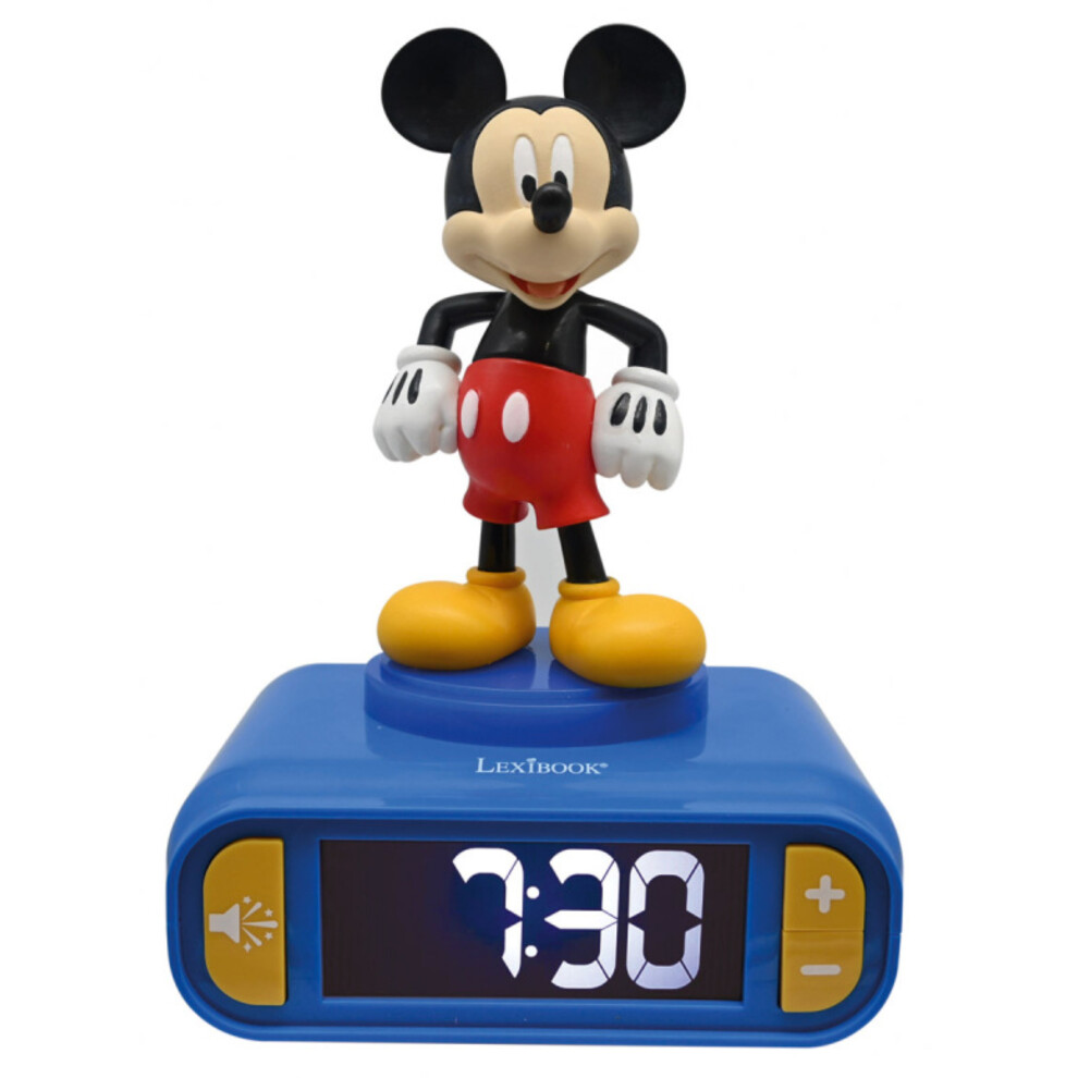 Lexibook 3D Mickey Mouse Alarm Clock For Kids