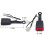 Universal Auto Car Seat Belt Buckle Socket Plug Connector W/warning Cable Hfmqv 2