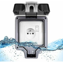 Outdoor Waterproof Socket Ip66 Outdoor Waterproof 16a (with Switch)