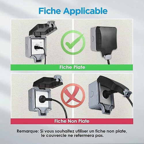 Outdoor Waterproof Socket Ip66 Outdoor Waterproof 16a (with Switch) 1