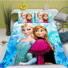 (7, King(220*240 cm)) Frozen Bedding Single Double Duvet Cover Set