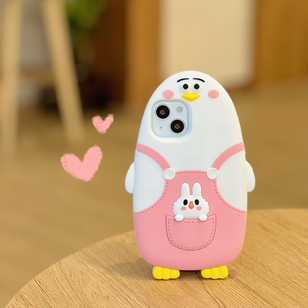 Phone Cases Apply To Iphone 11Pro Max,Cute Cartoon Bald Eagle Bear Phone Case Unique Fun Cover Case 3D Phone Case Soft Silicone Shockproof Cover 7770197751803