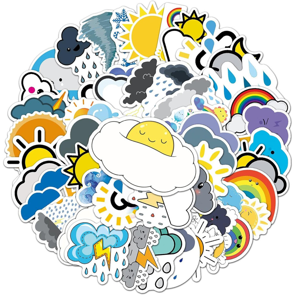 Tianfu Waterproof Vinyl Stickers A Pack Of 50 Graffiti Stickers Is Suitable For Notebooks, Suitcases, Mobile Phones, Car Water Bottles And Bicycles.