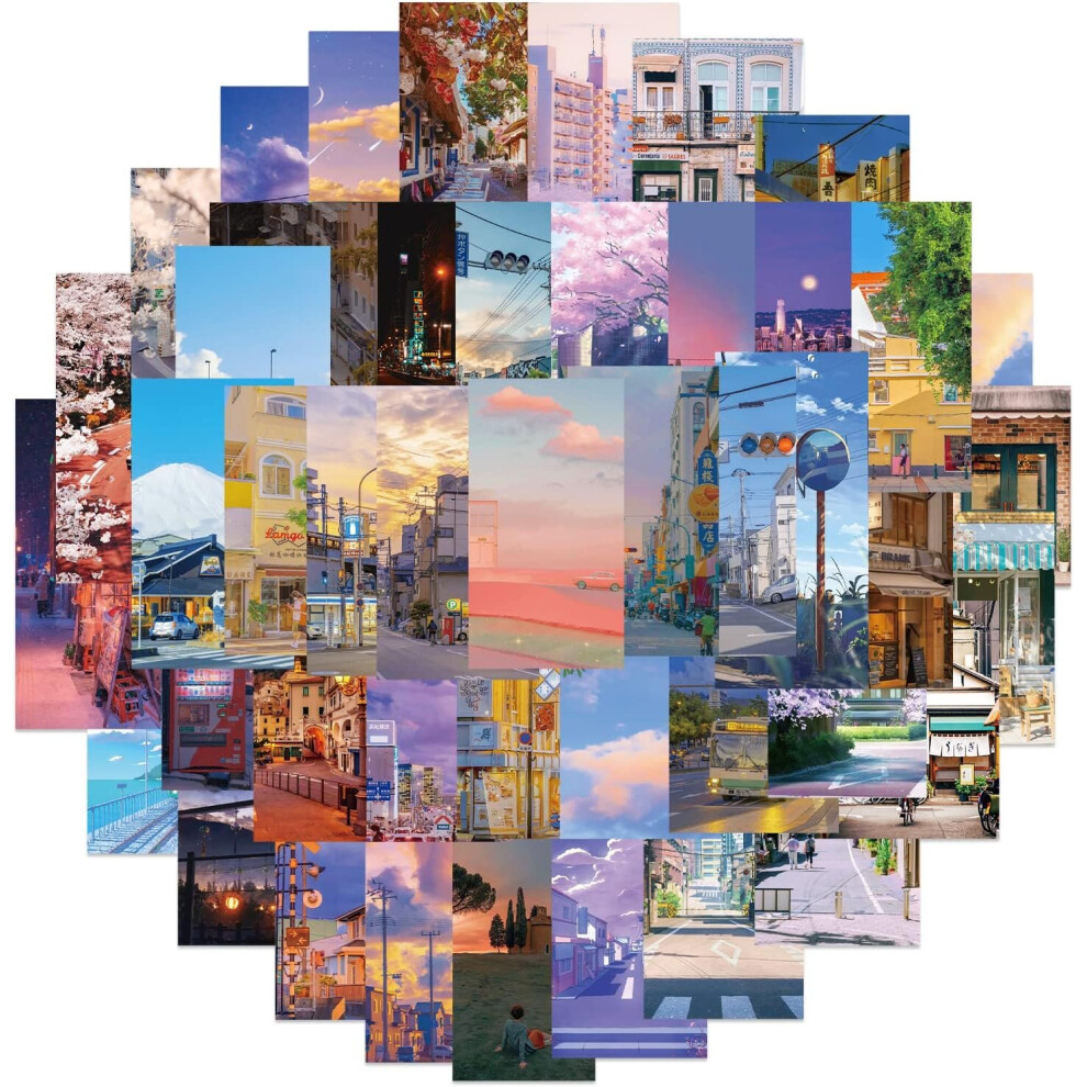 Tianfu Landscape Nature Stickers Sunset Starry Sky Decalscool Stickers Teens Adults Laptop Guitar Bottle Decor Suitcase Skateboard Decoration