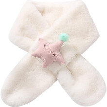 Autumn and winter new boys and girls rabbit star scarf simulation rabbit plush cartoon for 0-10 years old children's scarf