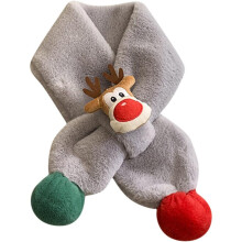 Children Christmas Cute Scarf Warm Scarf Neck Warmer For Toddlers Boys Girls Striped Scarf