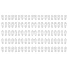 50 Pairs Of Glasses Nose Pads Commonly Used Non- Silicone Nose Pads Glasses Myopia Silicone Nose Pa