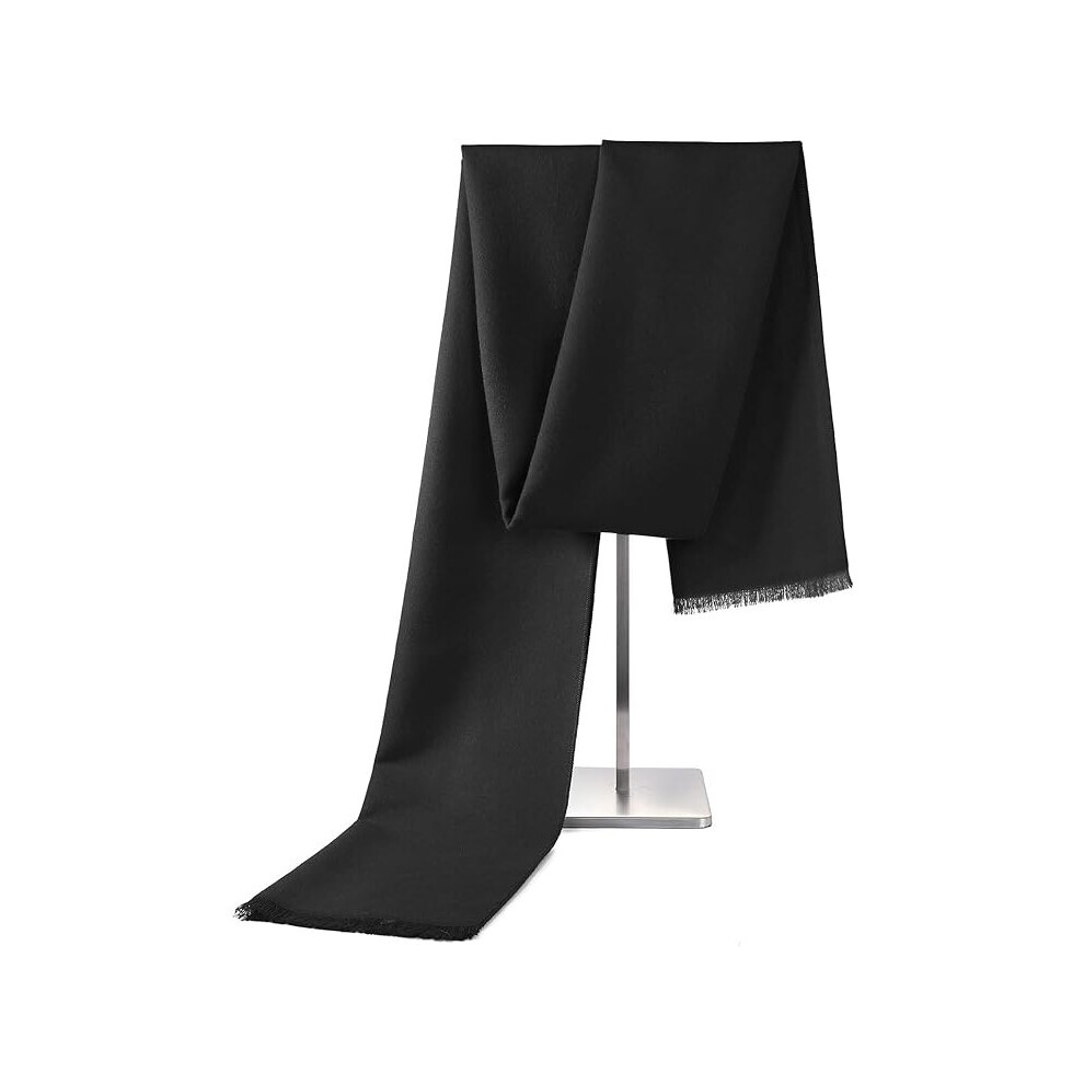 Scarf for Men Fall Winter Warm Scarves Soft Tassel Cashmere Feel Scarf-image-OPC-PCHSZGY-NEW