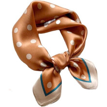 Women's 100% Pure Mulberry Silk Small Square Scarf - Neckerchief Women - Silk Headscarf - 21" x 29"