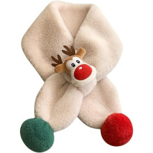 Children Christmas Cute Scarf Warm Scarf Neck Warmer For Toddlers Boys Girls Silk Scarf For Hair