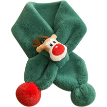 Children Christmas Cute Scarf Warm Scarf Neck Warmer For Toddlers Boys Girls Silk Scarf For Hair