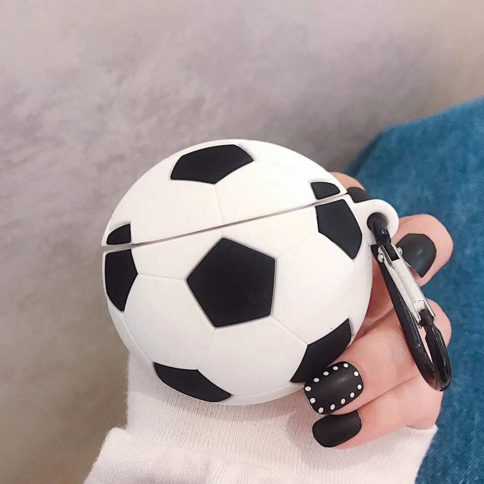 Football Funny Novelty Cool Protective Carrying Skin With Anti-Lost Strap Carabiner For Girls Women Kids Airpods Pro Case 7770197753807
