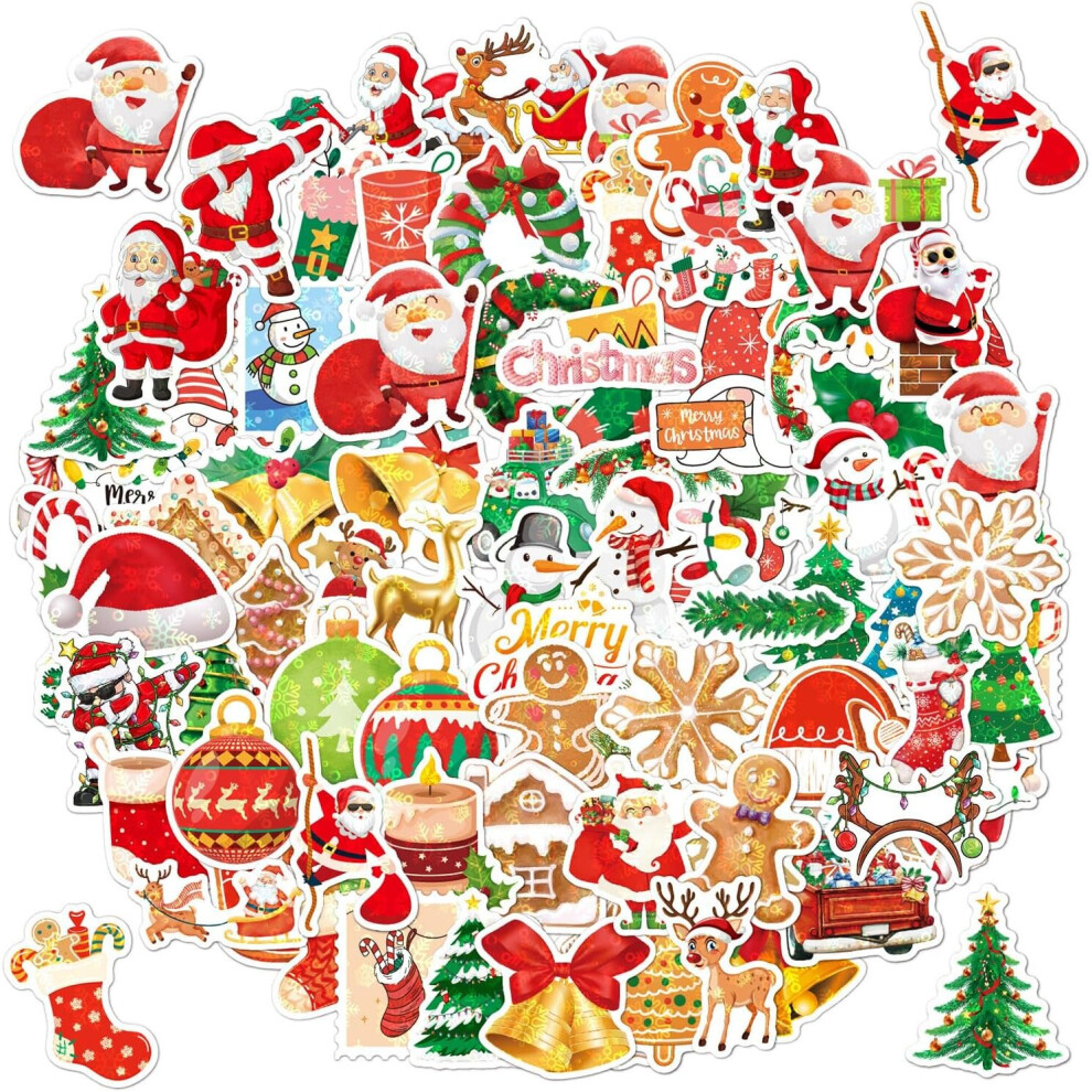 100PCS Sticker for Water Bottles,Halloween Christmas Stickers for Kids Girls,Stickers for Water Bottles