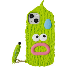 Phone Cases Apply to iPhone 11Pro max,Cute Balsam Pear Phone Case with Balsam Pear Stylus 3D Case for Phone Case Soft Silicone Shockproof Cover