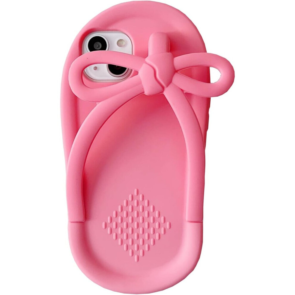 Phone Cases Apply To Iphone 11Pro Max,Cute Cartoon Flip-Flops Phone Case Unique Fun Cover Case 3D Phone Case Soft Silicone Shockproof Cover Pink 7770197748322