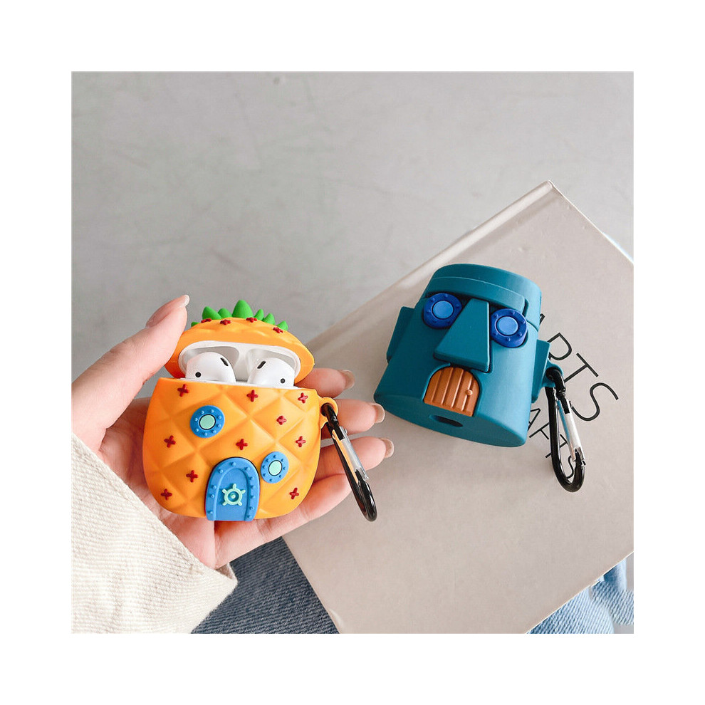 Airpods 1Â¡2 Gen Case Cartoon Cute Kawaii Silicone Cases Design Cover Cool Unique Fashion Fun Funny Soft Coves For Girls Girly Boys(House) 7770197753258