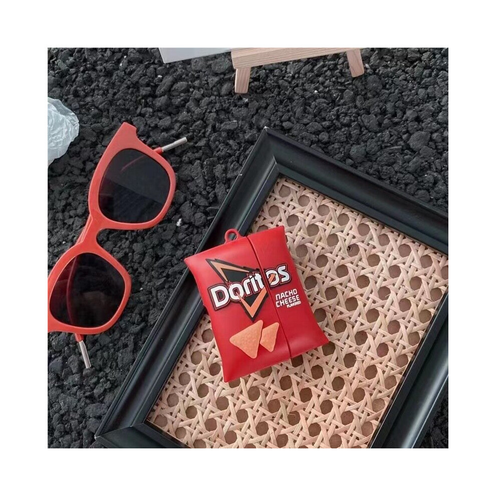 Cute Case for Airpods Pro, 3D Snack Design Silicone Case Protective Shockproof Covers with Keychain for Airpods Earbuds-image-OPC-PCHSZXF-NEW