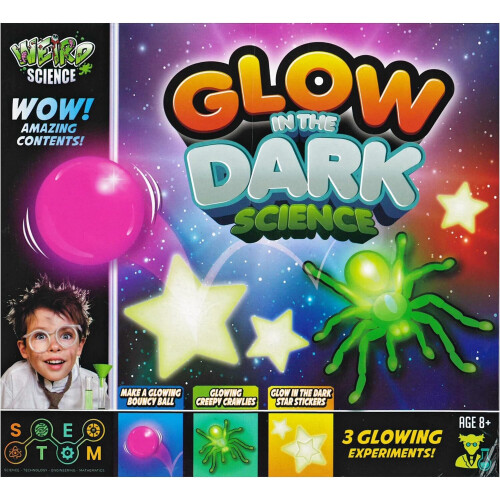 glowing experiments science kit