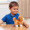 Animigos Ginger Kitten Walks & Meows Interactive Plush Pet Cat 3