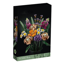 Flower Bouquet 10280: Artificial Flower Building Set for Adults – LEGO-Compatible Decorative Home Accessory, Valentine's Day Gift Idea