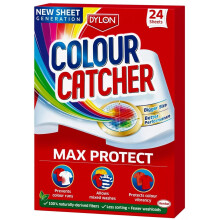 24 bal?kov prac?ch f?li? Dylon Colour Catcher zabra?uje stekaniu farieb z pr??ky