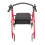 Folding Rollator Walker Lightweight Disability Aid Mobility W/ 4 Wheels & Seat 8