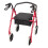 Folding Rollator Walker Lightweight Disability Aid Mobility W/ 4 Wheels & Seat 2