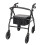 Folding Rollator Wheeled Walker Walking Frame W/ Seat Bag & Wheels 3