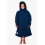 (Small - aged 4-9) Red Original Kids Waterproof Changing Robe - Navy 2