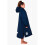 (Small - aged 4-9) Red Original Kids Waterproof Changing Robe - Navy 3