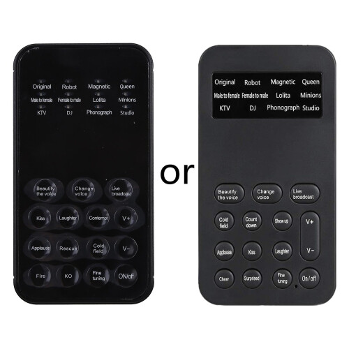 Refurbished Voice Changer Handheld Microphone Voice Changer Sound Effects Machine