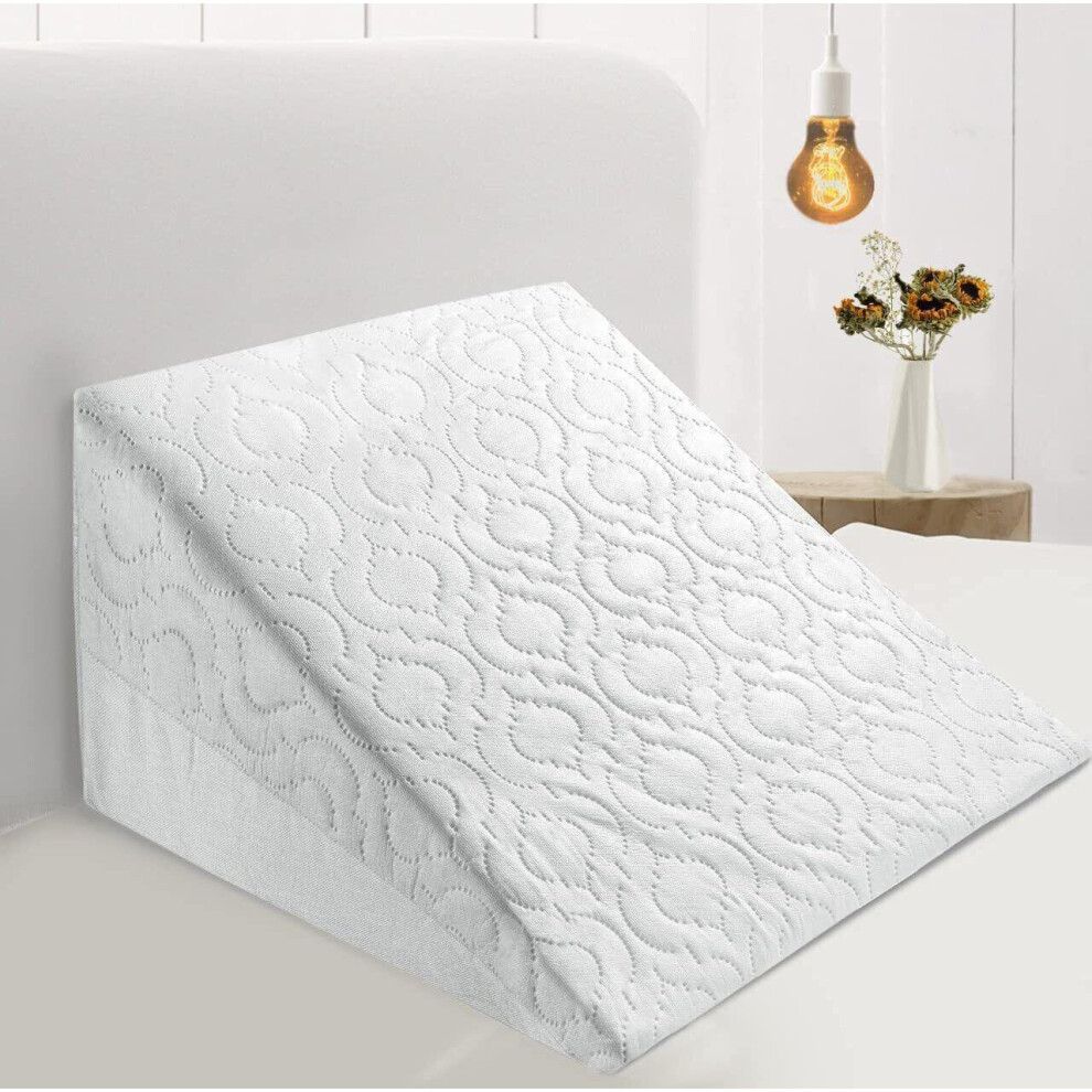 Mantraraj Wedge Pillow Orthopedic Bed Cushion Supports Back And Multipurpose Pain Relief