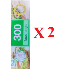 Tidyz Food & Freezer Bags Standard Extra Value Pack 300 X 2