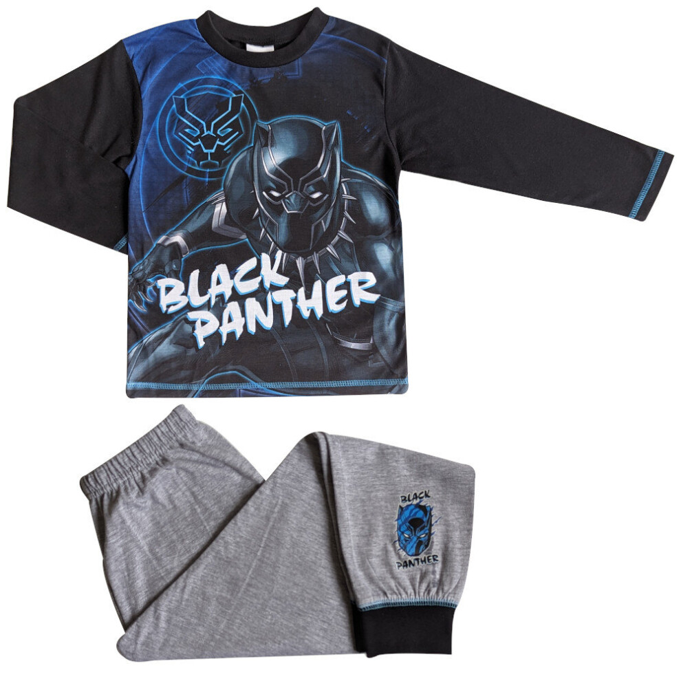 (9-10 Years) Boys Black Panther Pyjamas