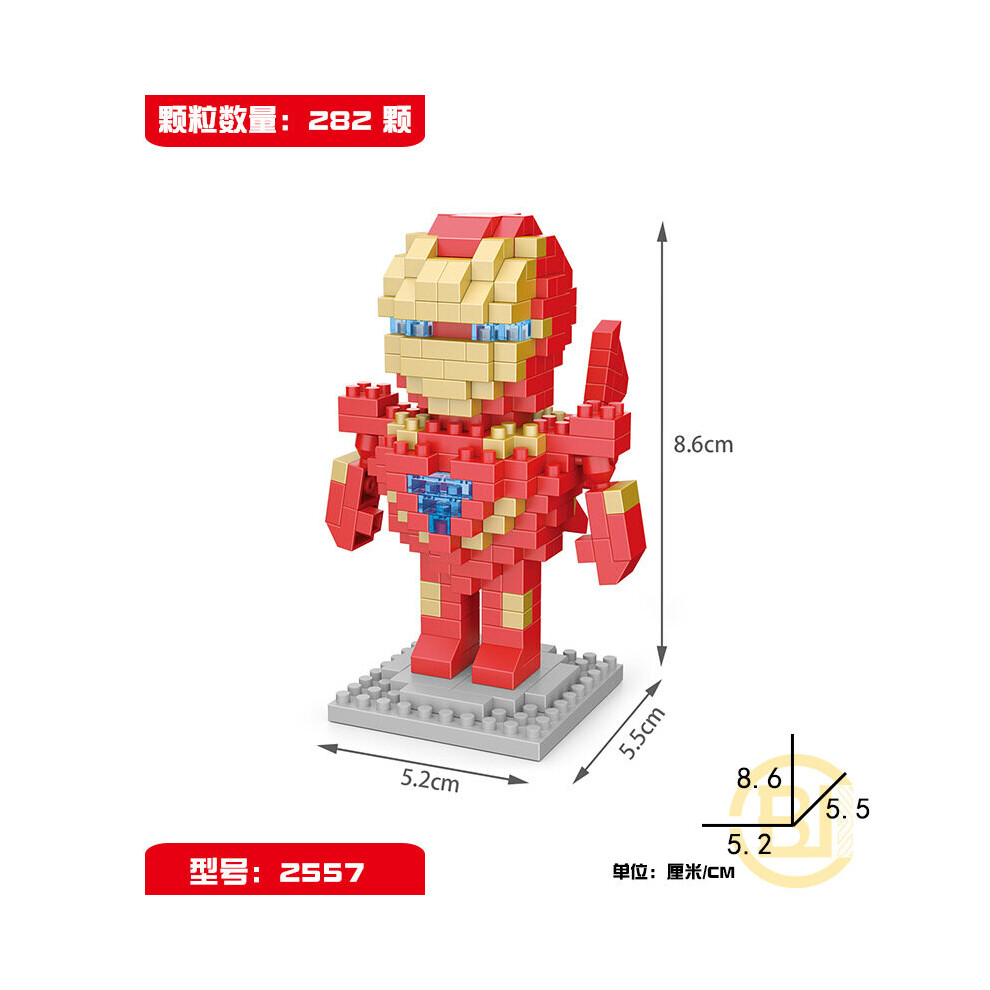 (282PCS Iron Man) Marvel Avengers Super Heroes Mini Figures Dc Set Fit Lego DIY Building Blocks Toys