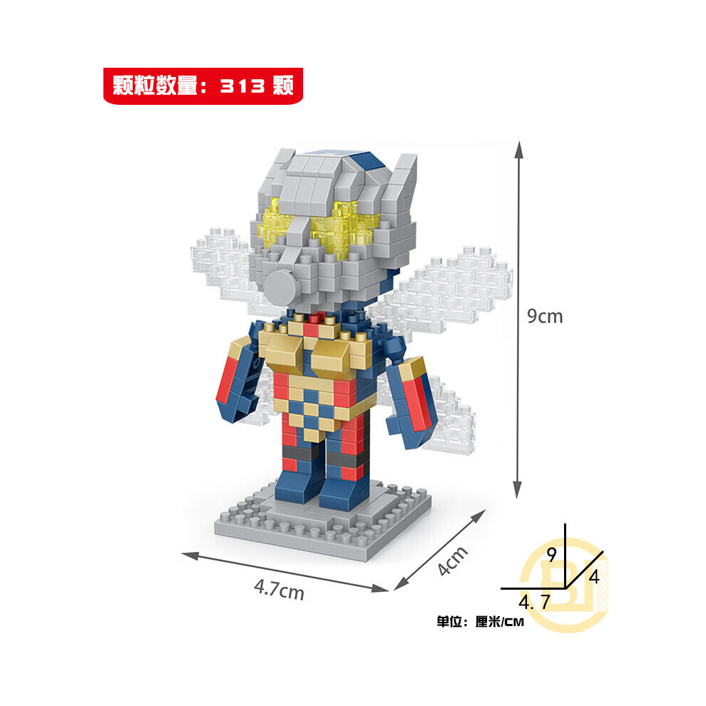 Bonxaif (313Pcs Wasp) Marvel Avengers Super Heroes Mini Figures Dc Set Fit Lego Diy Building Blocks Toys